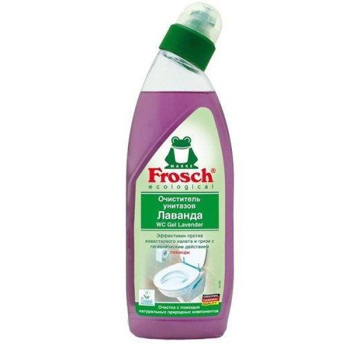 Засіб для чищення унітазу Frosch, з ароматом Лаванда, 750мл (4009175118356/4009175142740)