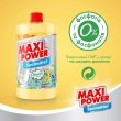 Засіб для ручного миття посуду Maxi Power, з ароматом Банан, запаска, 1000мл (4823098411987)
