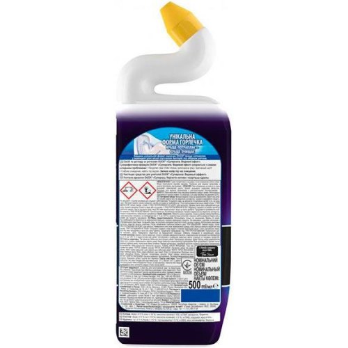 Засіб для чищення унітазу Duck Суперсила, видимий ефект, 500мл (4823002004199)