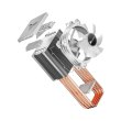 Кулер для процесора,JONSBO CR-1400 White (92mm/LGA115X/1200/1700, AMD AM4/AM5/4 тепл. трубки)