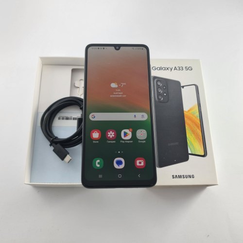Смартфон Samsung Galaxy A33 5G (A336B) 128Gb Black (SM-A336BZKGSEK) USED **