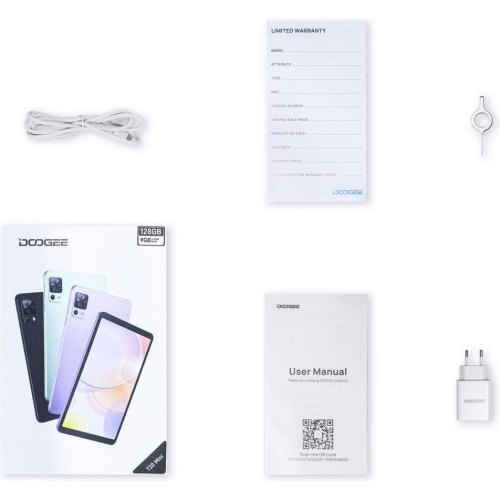Планшет Doogee T20 mini 8.4 4ГБ, 128ГБ, LTE, 5060мА•год, Android, зелений