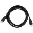 Кабель HDMI (M/M) 2Е 2м, 2.0, Slim High Speed Aluminum, чорний