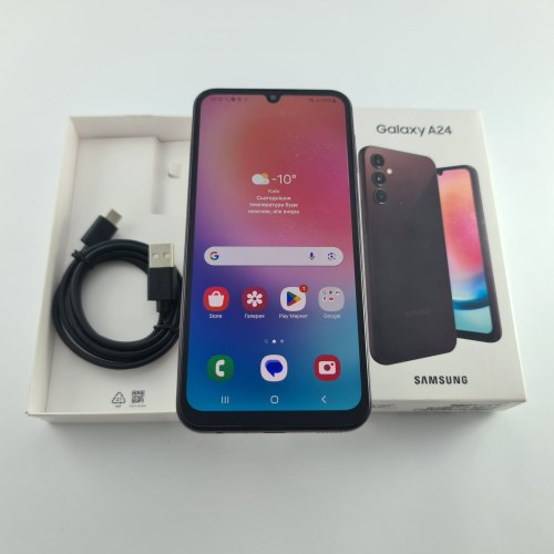 Смартфон Samsung Galaxy A24 (A245F) 128Gb Dark red (SM-A245FDRVSEK) USED **