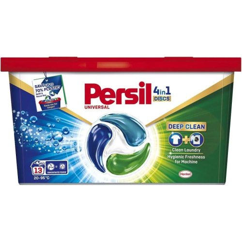 Капсули для прання Persil 4in1 Discs Universal Deep Clean, 13шт (9000101800074)