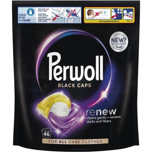 Капсули для прання Perwoll, для темних та чорних речей, 46шт (9000101810448)