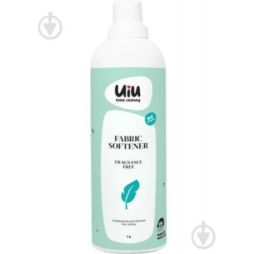 Кондиціонер для білизни UIU, екологічний, концентрований, без аромату, 1л (4820152333018)