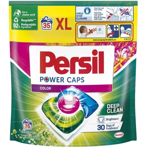 Капсули для прання Persil Power Caps Color Deep Clean, 35шт (9000101801958)
