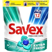 Капсули для прання Savex Premium Caps Extra Fresh, 12шт (3800024046834)