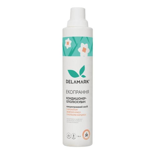 Кондиціонер для білизни DeLaMark, з ароматом золотого ірису та нотами нарцису, 750мл (4820152330581)