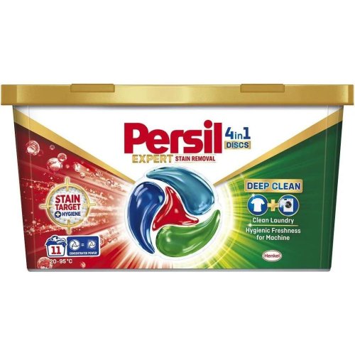 Капсули для прання Persil 4in1 Discs Expert Stain Removal Deep Clean, 11шт (9000101802436)