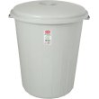 Контейнер для сміття Planet Household 4, 70л, без защіпок, з кришкою, сірий (10847)