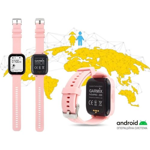Смарт-годинник дитячий GARMIX PointPRO-300 4G Pink