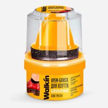 Крем для взуття Walkin Крем-блиск, для гладкої шкіри, з аплікатором, безкольоровий, 50г (4820184442054)