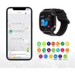 Дитячий cмарт-годинник AmiGo GO008 Milky GPS WIFI Black