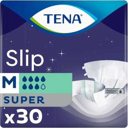 Підгузки для дорослих Tena Slip Super Medium 30 (7322541118055)