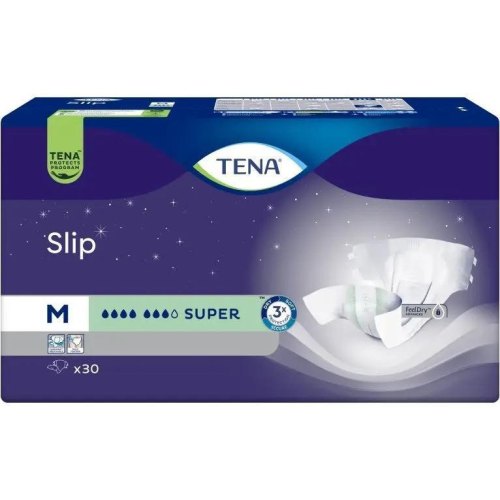 Підгузки для дорослих Tena Slip Super Medium 30 (7322541118055)