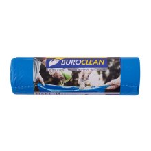 Пакети для сміття Buroclean EuroStandart, міцні, 160л, 10шт, сині (4823078977939)