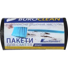 Пакети для сміття Buroclean EuroStandart, міцні, 35л, 50шт, чорні (4823078922854)