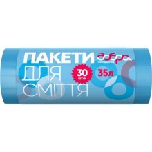 Пакети для сміття Добра Господарочка, 35л, 30шт, сині (4820086521659)