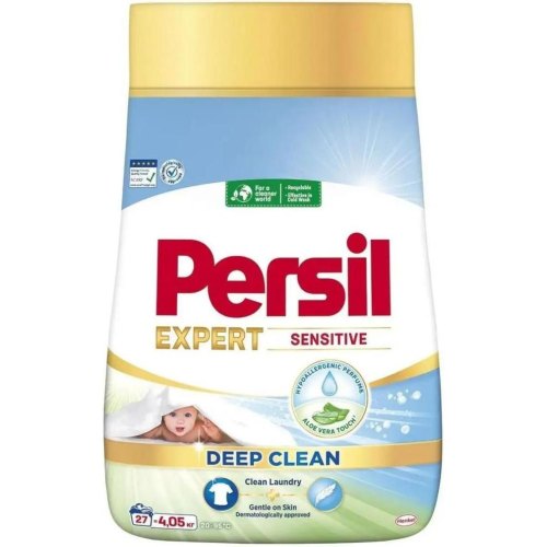 Пральний порошок Persil Expert Deep Clean Sensitive, автомат, 4.05кг (9000101806229)