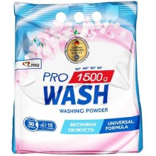 Пральний порошок Pro Wash Universal, з ароматом Весняна свіжість, 1.5кг (4823128004868)