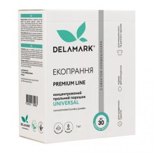 Пральний порошок DeLaMark Premium Line Universal, з ефектом кондиціонера, 1кг (4820152330963)