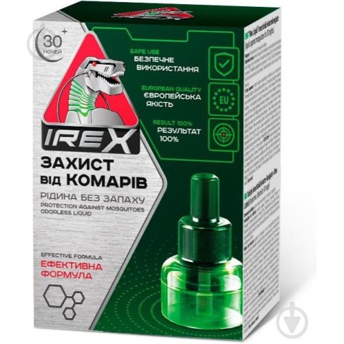 Рідина для фумігатора iRex, від комарів, на 30 ночей, 20мл (4820184441323)