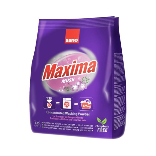 Пральний порошок Sano Musk, 1.25кг (7290000288727)