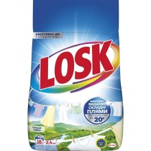 Пральний порошок Losk, автомат, для білих та світлих речей, з ароматом Гірське озеро, 2.4кг (9000101805390)