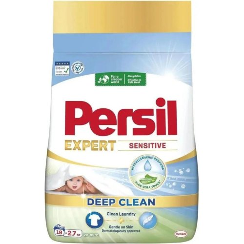 Пральний порошок Persil Expert Deep Clean Sensitive, автомат, 2.7кг (9000101804836)