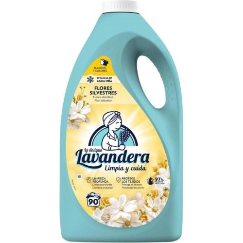 Гель для прання La Antigua Lavandera, з ароматом Польові квіти, 4.5л (8435495820505)