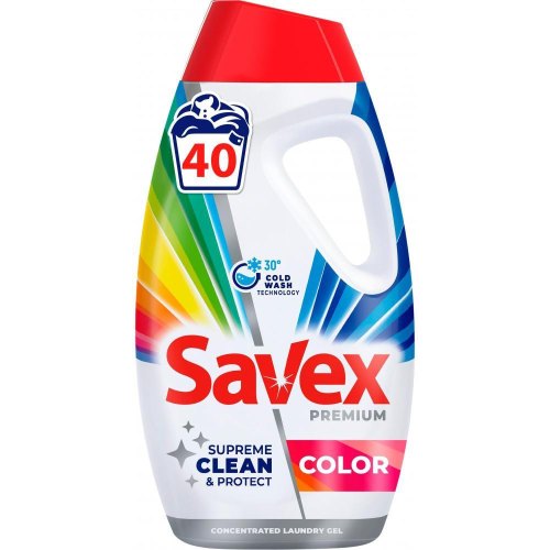 Гель для прання Savex Premium Color, 1.8л (3800024048050)