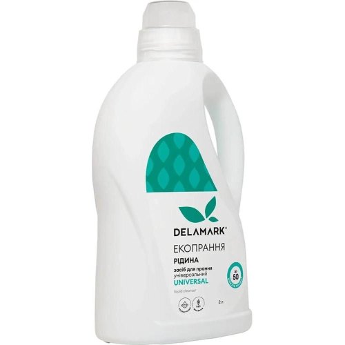 Гель для прання DeLaMark Universal, рідина, 2л (4820152330895)