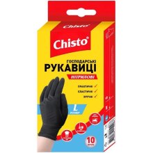 Рукавички господарські Chisto, нітрилові, 10шт, розмір L (4823098413653)