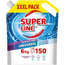 Гель для прання Sama Super Line Universal, для кольорових та білих тканин, дой-пак, 6кг (4820270631201)