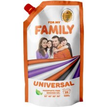 Гель для прання For my Family 2K, універсальний, 1кг (4260637721235)