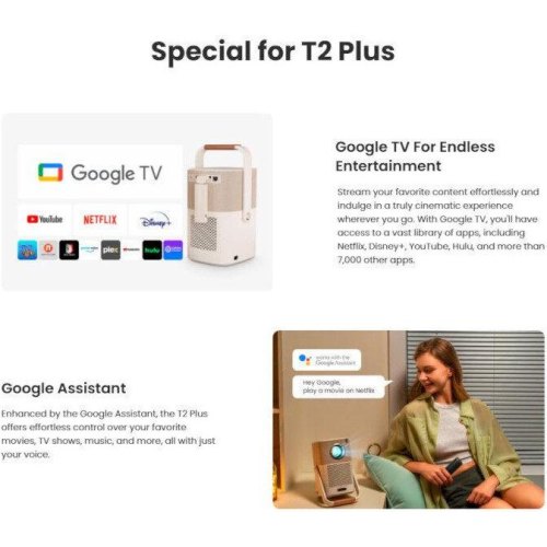 Портативний проектор Yaber T2 Plus (Yaber-T2-Plus)