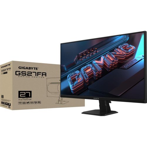 Монiтор ігровий Gigabyte GS27FA Gaming Monitor 27 SS IPS FHD, 1920x1080, 180Hz, 1ms, 2xHDMI(2.0), 1xDP(1.4)