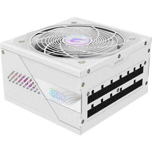Блок живлення Gigabyte AE850PM PG5, 850W, 80+ Platinum, Modular, PCIe 5.0, White (GP-AE850PM PG5 ICE)