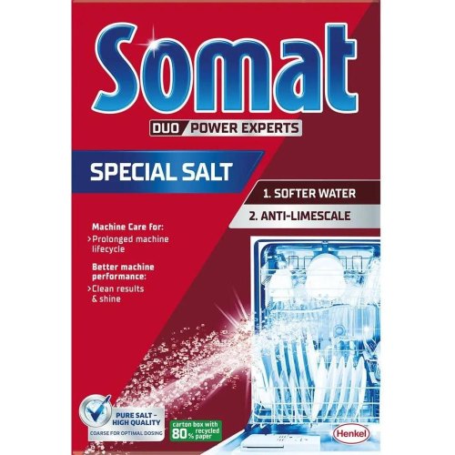 Сіль для посудомийних машин Somat, потрійна дія, 1.5кг (9000100147293)