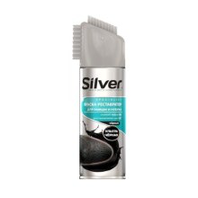 Спрей для взуття Silver, фарба-реставратор для нубуку та замші, чорний, 250мл (8690757005926)