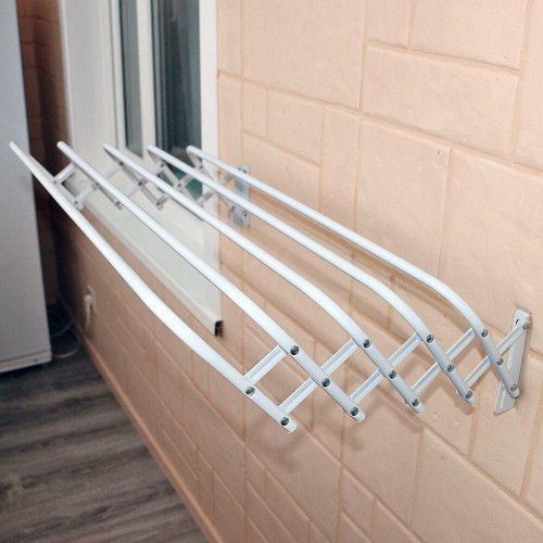 Сушарка для білизни Gimi Brio Super 120, настінна, 6м (156051)