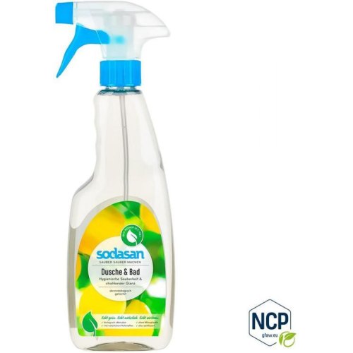 Спрей для чищення ванн Sodasan, для ванної кімнати, 500мл (4019886019569)
