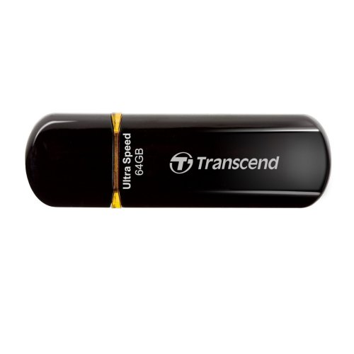 USB флеш 64Gb Transcend JetFlash 600 Black (TS64GJF600) пластик чорний USB 2.0
