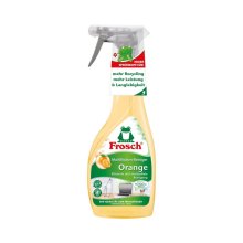 Спрей для чищення ванн Frosch, універсальний очищувач для гладких поверхонь, з ароматом Апельсин, 500мл (4001499917349/4001499961540)