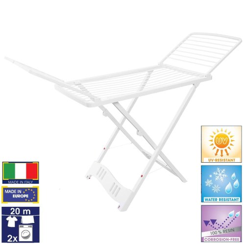 Сушарка для білизни Casa Si Resin White, підлогова, 20м (CS92066Q01)