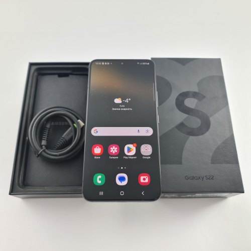Смартфон Samsung Galaxy S22 (S901B) 128Gb Phantom Black (SM-S901BZKDSEK) USED **