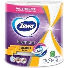 Паперові рушники Zewa Jumbo Premium, тришарові, 1 рулон, 230 відривів (7322541192017)