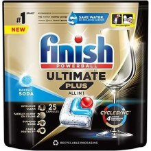 Таблетки для посудомийних машин Finish Ultimate Plus All in 1 Baking Soda, 25шт (5908252010950)